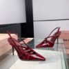 Pumps mit Schnalle Burgundy - Image 3