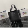 Tote Bag aus Leder Black 25 cm - Image 2