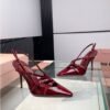 Slingback-Pumps mit Schnalle BordeauxRed - Image 5