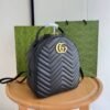 GG Marmont Backpack Black 23 cm - Image 3