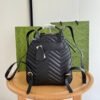 GG Marmont Backpack Black 23 cm - Image 5