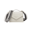 Monochrome Saffiano White 21 cm
