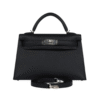 Kelly Epsom Black/Silvern 20 cm