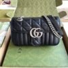 GG Marmont Black/Silver 22 cm - Image 3