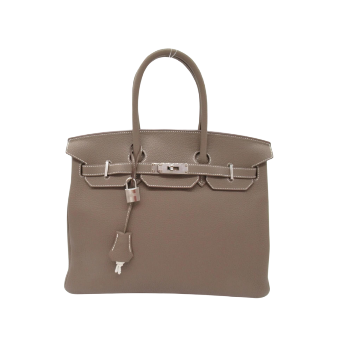 5 Togo 35 Etoupe Mit Silverner Hardware - Image 1