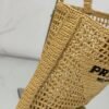 Crochet Tote Beige 38 cm - Image 5