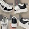 Leather Sneakers White/Black - Image 8