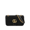 GG Marmont Velvet Black 26 cm