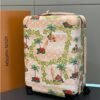 Travel Aluminum Suitcase Creme - Image 4
