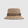Canvas Bucket Hat Brown - Image 2