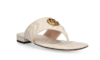 Double G Leder-Zehentrenner-Sandalen - Image 4