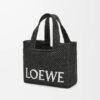 Font Tote in raffia Small 24 cm - Image 3