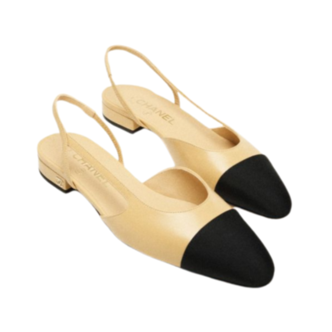 31 Ballerinas mit Absätzen Black/Beige - Image 1