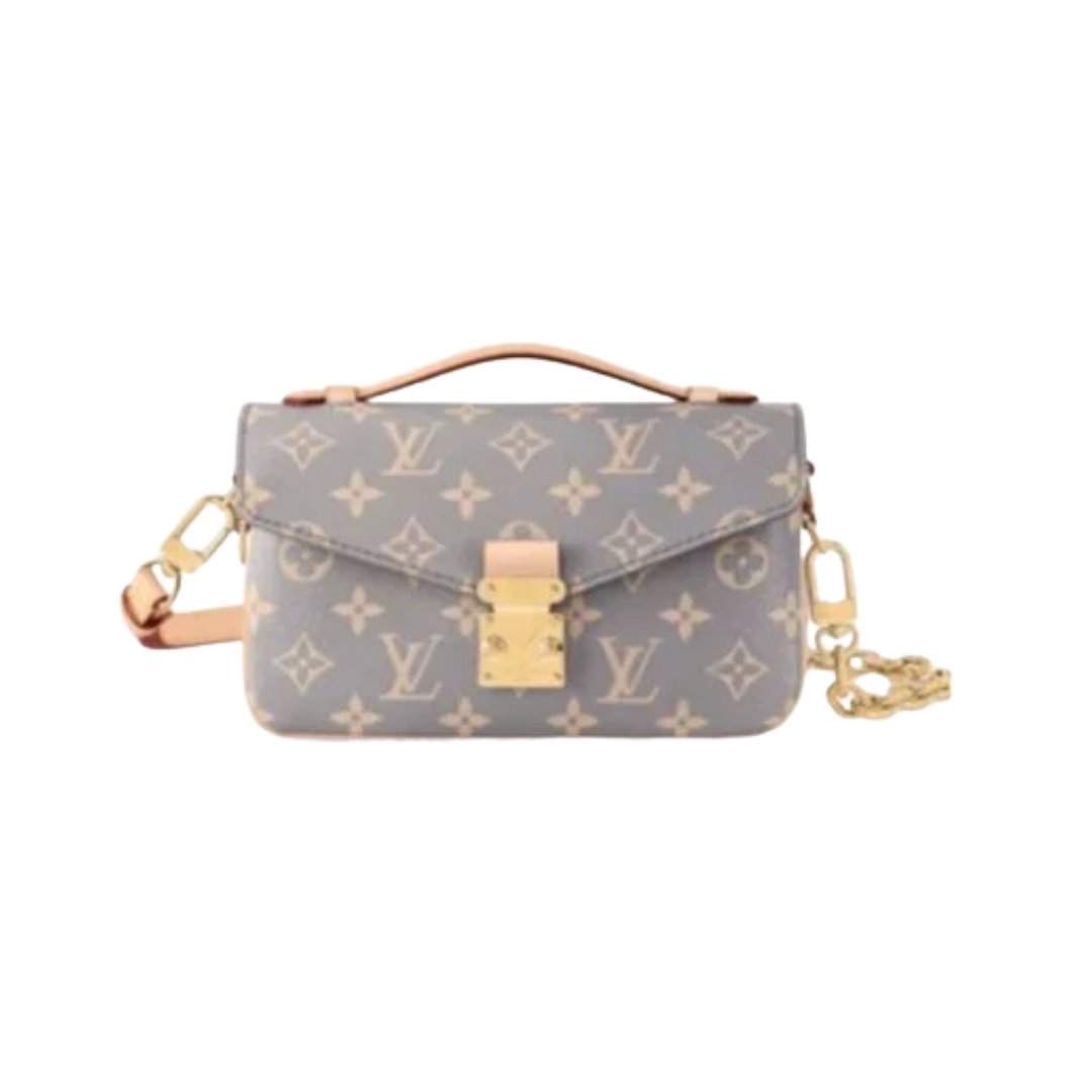 Untitled design (59) Pochette Métis East West Trianon Gray 21.5 cm - Image 1