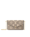 Pochette Felicie Grey-beige/Creme 21 cm