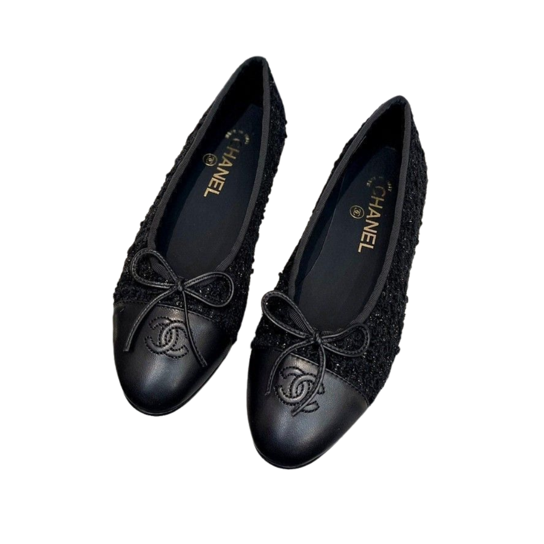 ОБРАЗЕЦ Glitzernder Tweed Black - Image 1