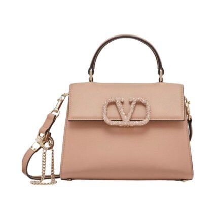 Schmuckstickerei Rose Zimt 22cm