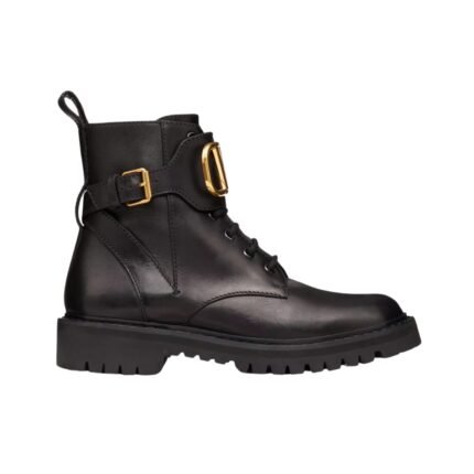 Kalbsleder Combat Black 35cm