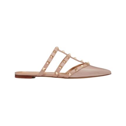 Rockstud aus Lackleder Poudre