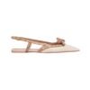 Rockstud Schleifen Ballerinas Rose Cannelle