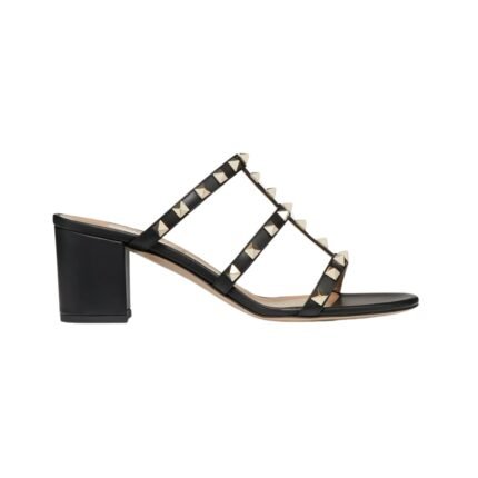 Rockstud Kalbsleder Black 60cm