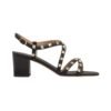 Rockstud Kalbsleder Riemen Black 60cm