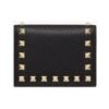 Small Rockstud Kalbsleder Black 11.5cm