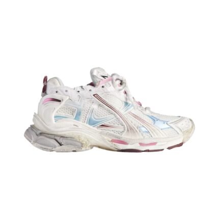 Runner White/Brown/Blue/Light Pink/Grey