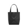 Mini Puzzle Fold Tote Black 20cm