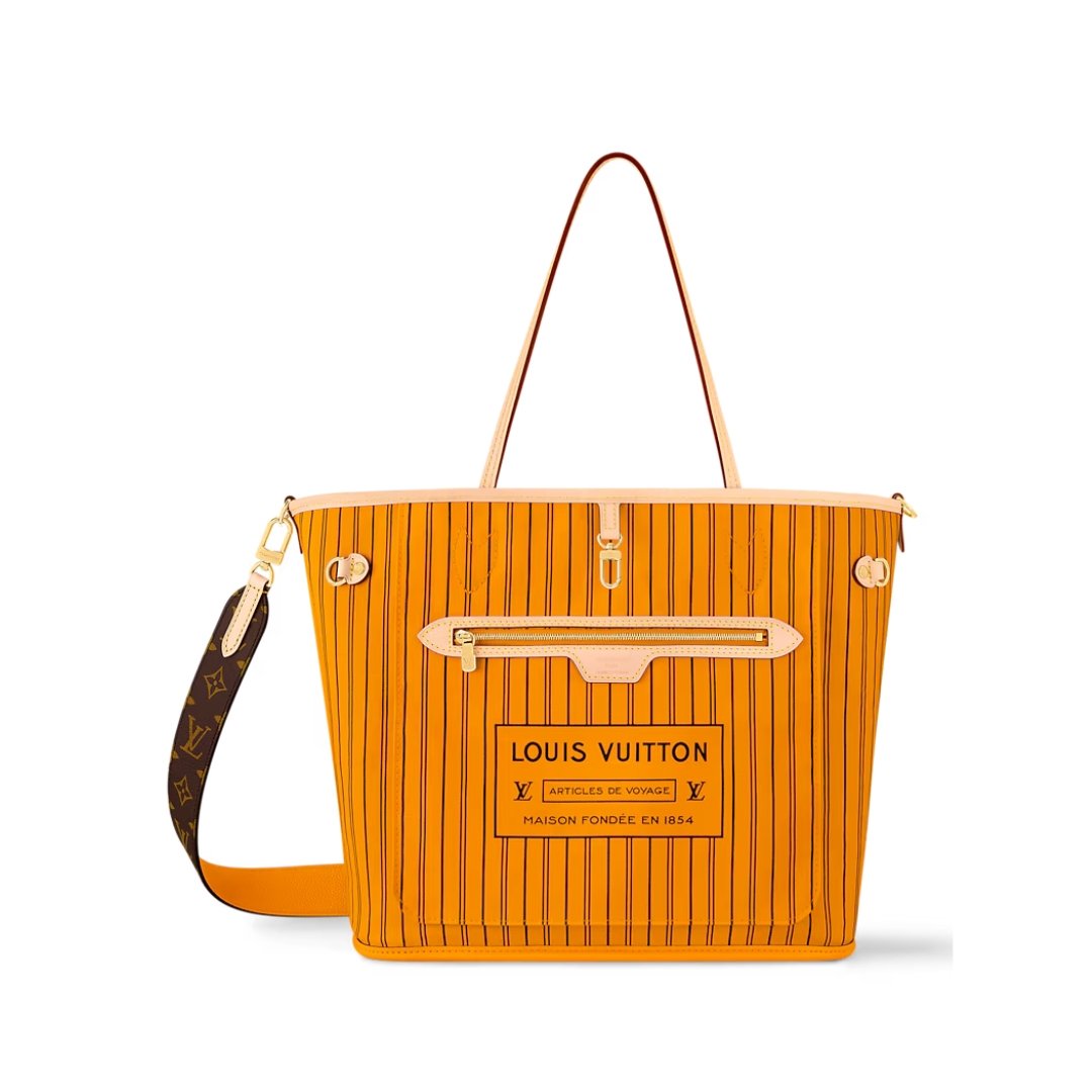 1 Bandoulière Inside Out MM Tote-Tasche in Jaune Safran 31cm - Image 1