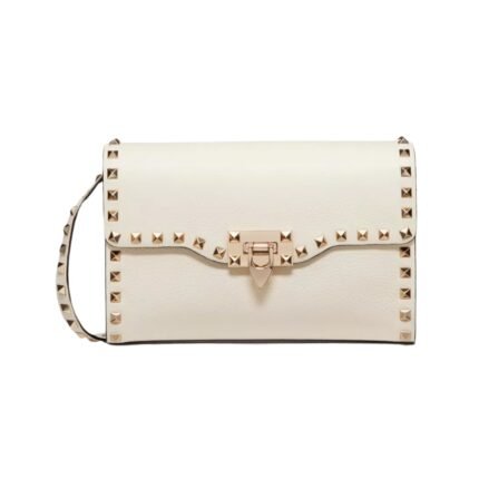 Kalbsleder Crossbody Light-Ivory 22.5cm