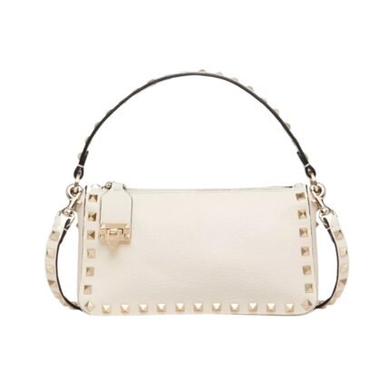 Kalbsleder Crossbody Light-Ivory 19cm
