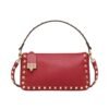 Kalbsleder Crossbody Rosso Valentino 19cm