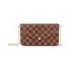 Félicie Damier Ebene Canvas Clutch 21cm