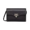 Kalbsleder Crossbody Black 22.5cm