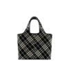 Check Tote Black/White 39 cm