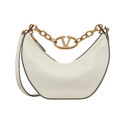 Kleine VLogo Moon Hobo Ivory 29cm