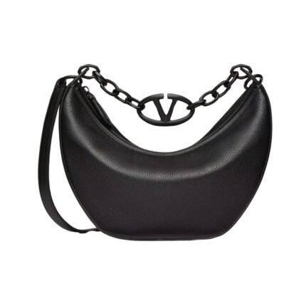VLogo Moon Kleine Hobo Black 29cm