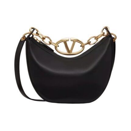 VLOGO moon mini hobo Black 20cm