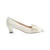 Bowow pumps in kidskin ivory 45cm