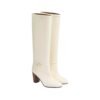 Pattie Kalbsleder Stiefel Ivory 75cm - Image 2