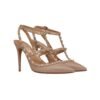 Rockstud Ankle Strap Pumps Puder 100cm - Image 2