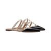 Rockstud Leder Mules Puder - Image 2