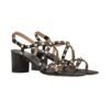 Rockstud Kalbsleder Riemen Black 60cm - Image 2