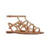 Rockstud Flach Kalbsleder Riemen Mandel - Image 2