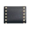 Rockstud Trifold Kalbsleder Black 11cm - Image 2