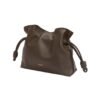 Clutch aus Nappaleder in SchokoladenBrown 18cm - Image 2