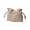 Clutch aus Nappaleder in Sandfarben 18cm - Image 2