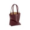 Mini Puzzle Fold Tote Dark Burgundyer 20cm - Image 2