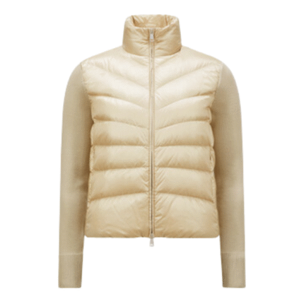 Gepolsterter Woll-Cardigan